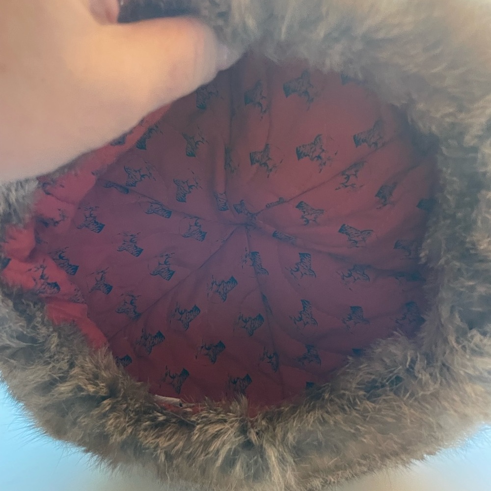 MAD BOMBER 100% Rabbits Fur Cap Size Large - Picture 2 of 5